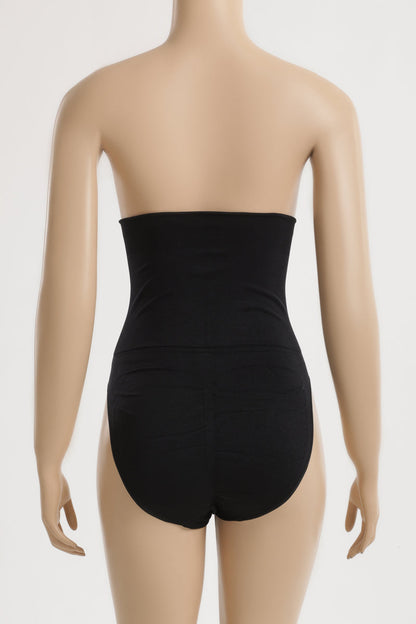 Polyamide Blend Plain Brief Corset – Black