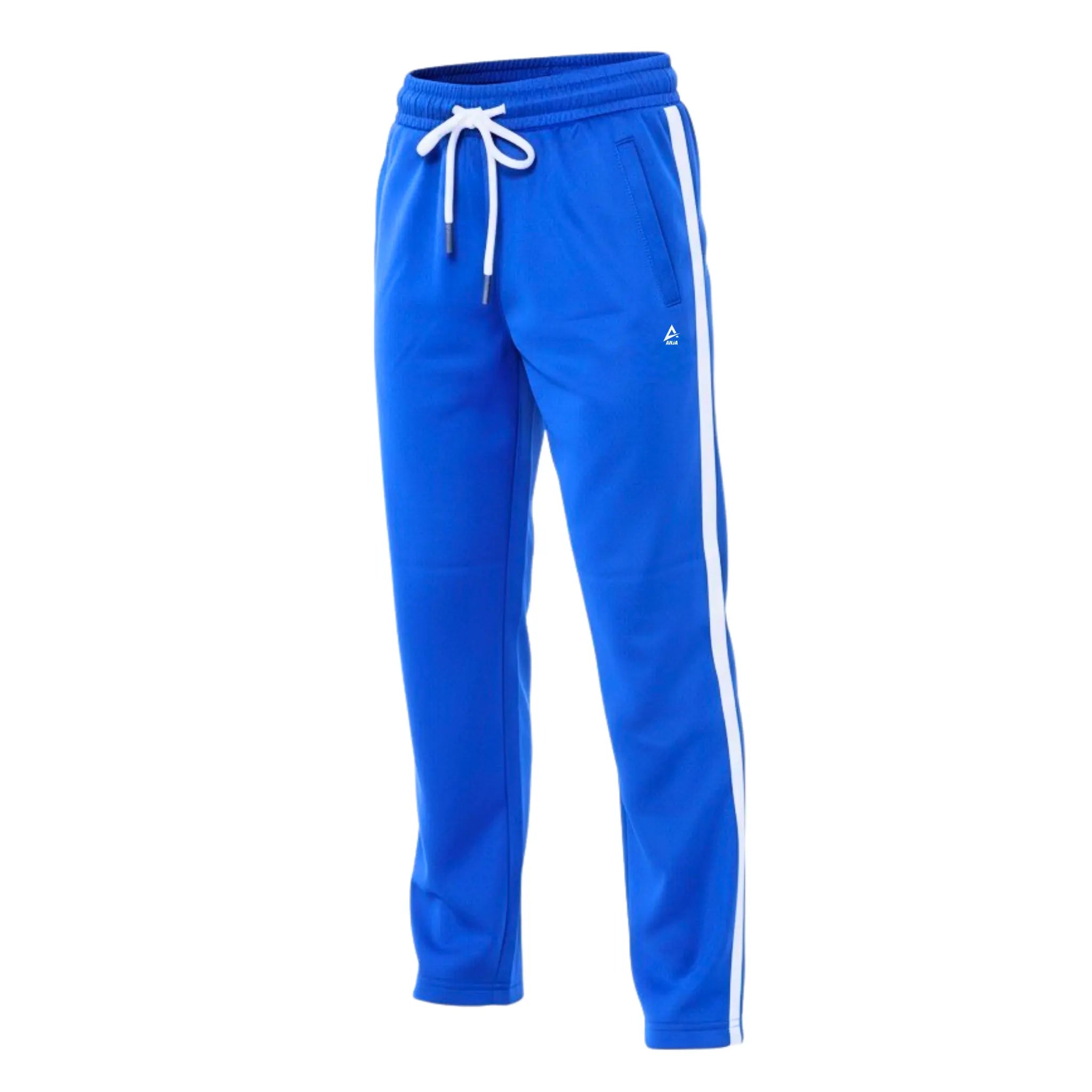 Side Stripe Track Pants - Blue
