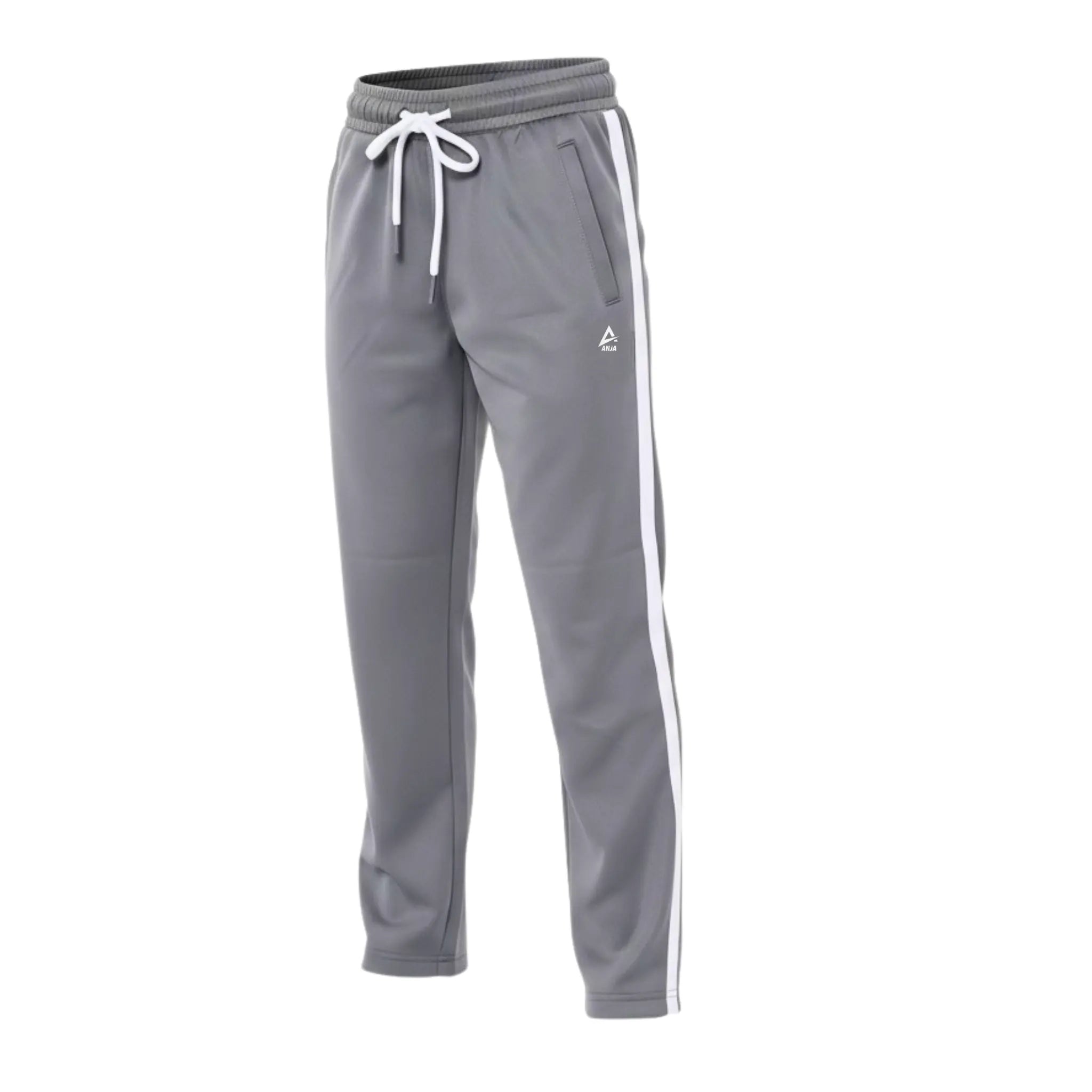 Side Stripe Track Pants - Grey