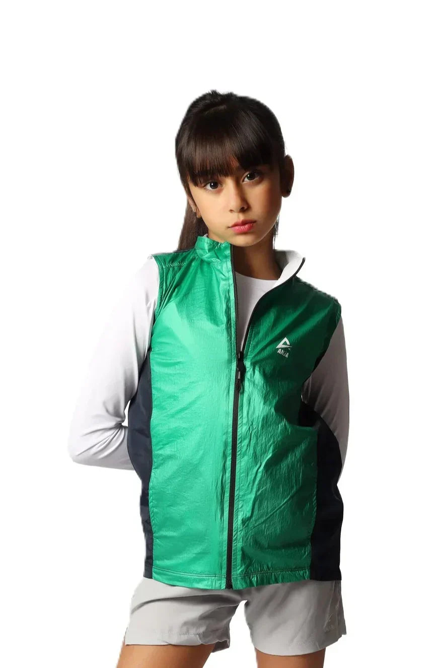 Performance Zip-Up Vest - Green