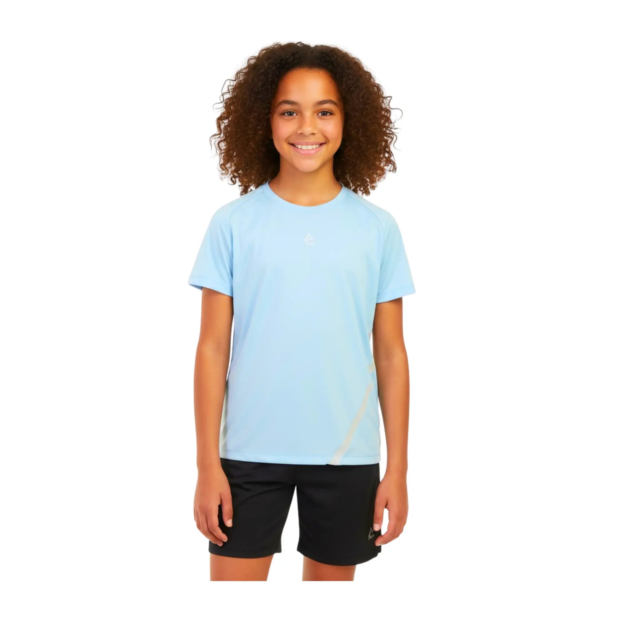 Minimal Stripe Performance Sport T-Shirt - Blue