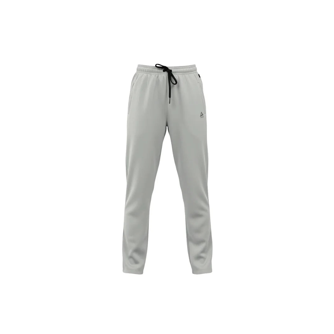 Drawstring Athletic Track Pants - Grey
