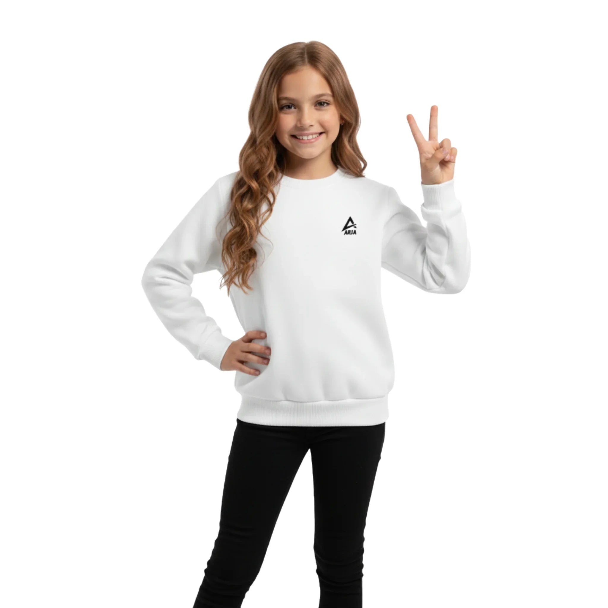 Classic Crewneck Sweatshirt - White