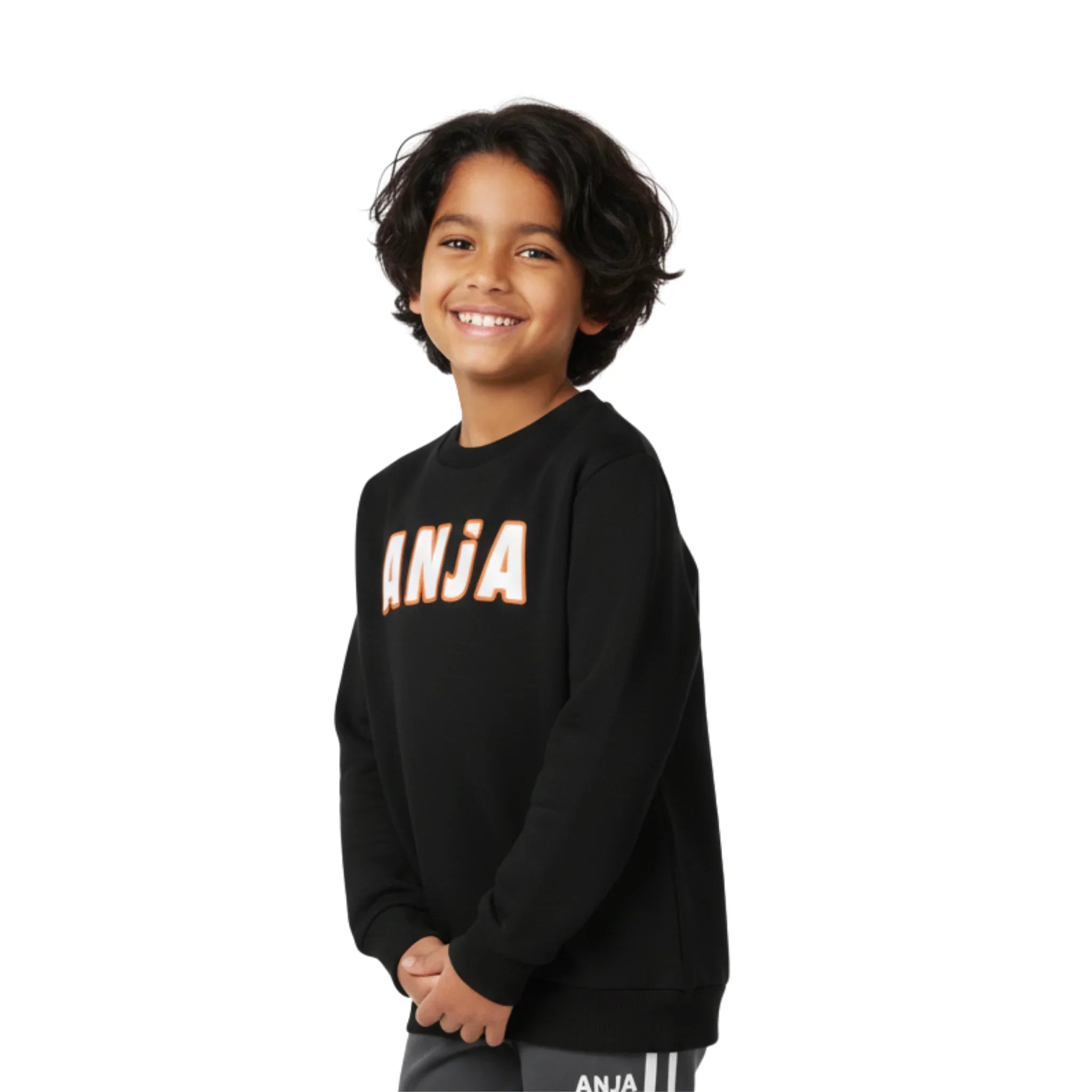 Boys Relaxed Fit Sweatshirt - Black