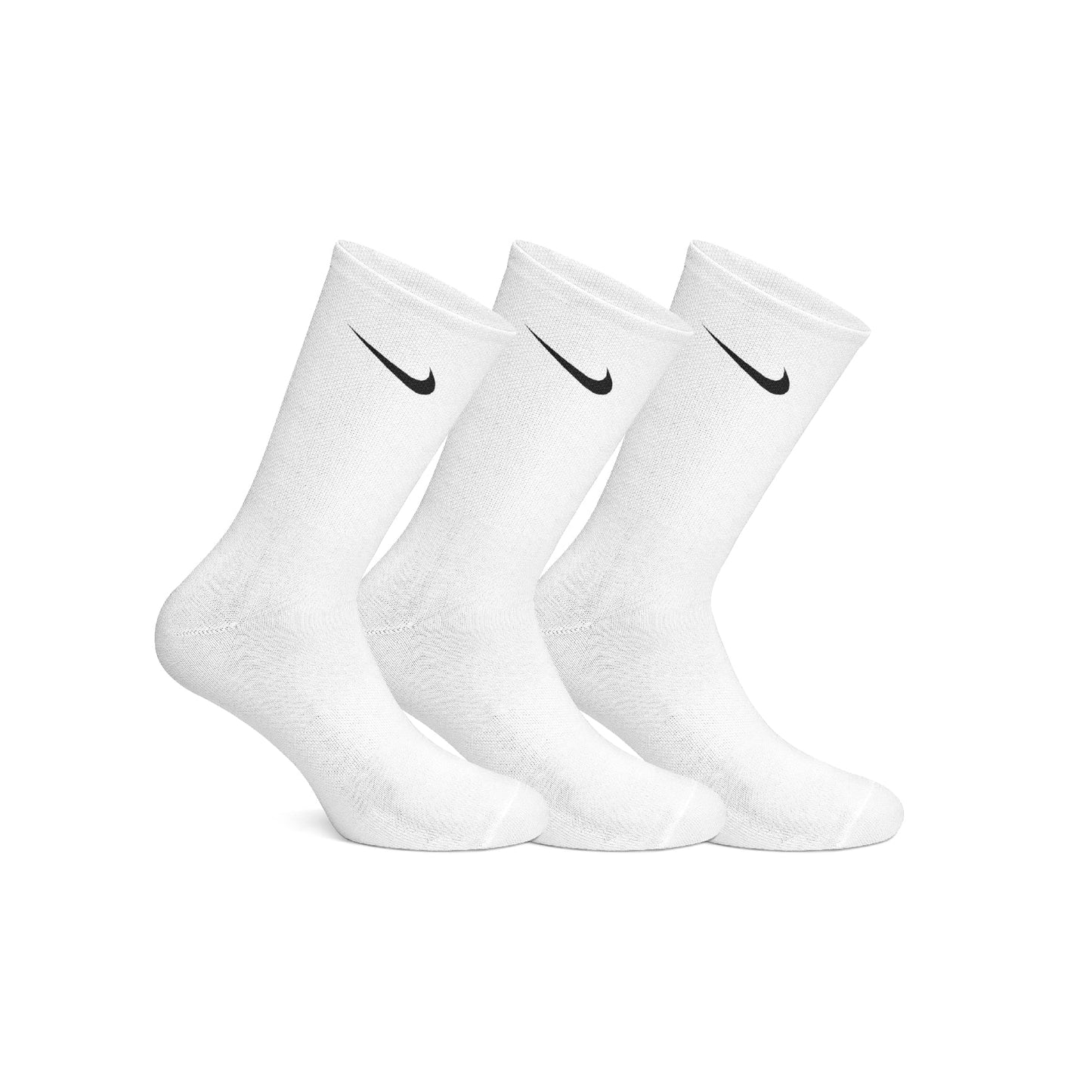 Cotton Basic Crew Socks Pack Of 3 - White