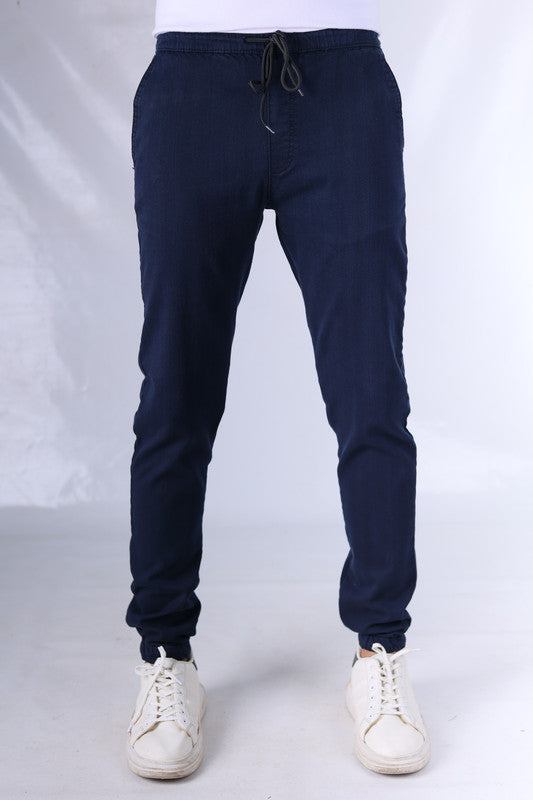 Gabardin Sweatpants Style - Navy