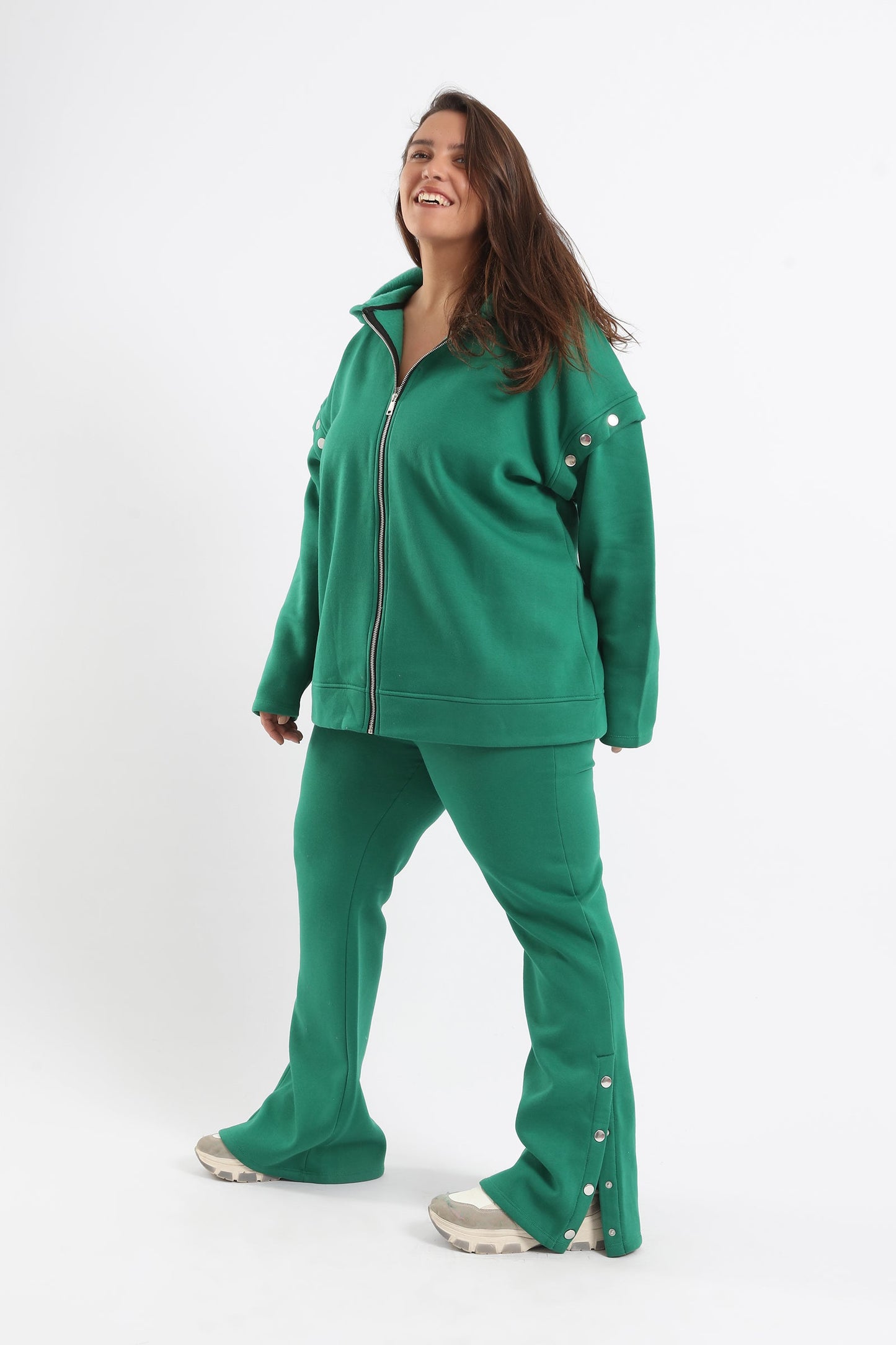 Detachable Sleeves Loungewear Set