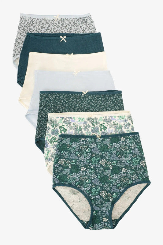 Cotton Printed Full Brief Panties – Multicolor (Pack of 7)