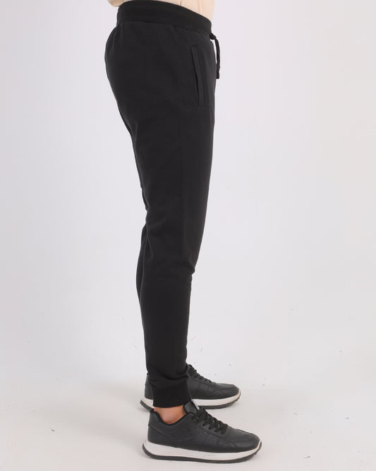 Melton Summer Printed SweatPants - Black