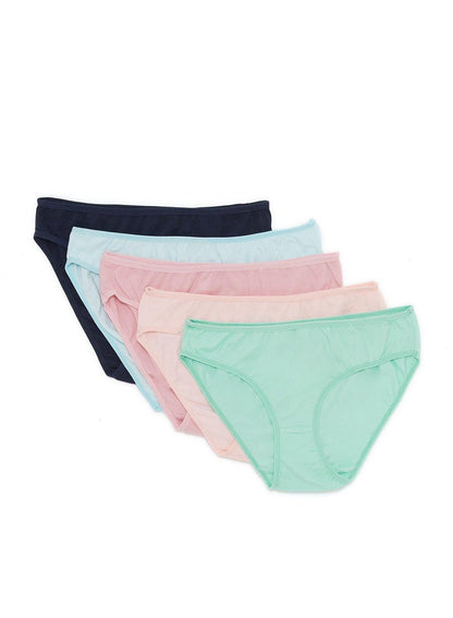 Panties Pack Of 5 - Midi Cut - Multicolor