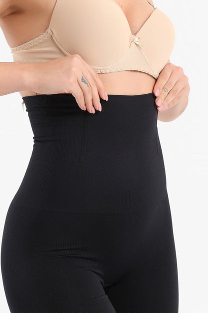 High-Waist Shapewear Shorts Black