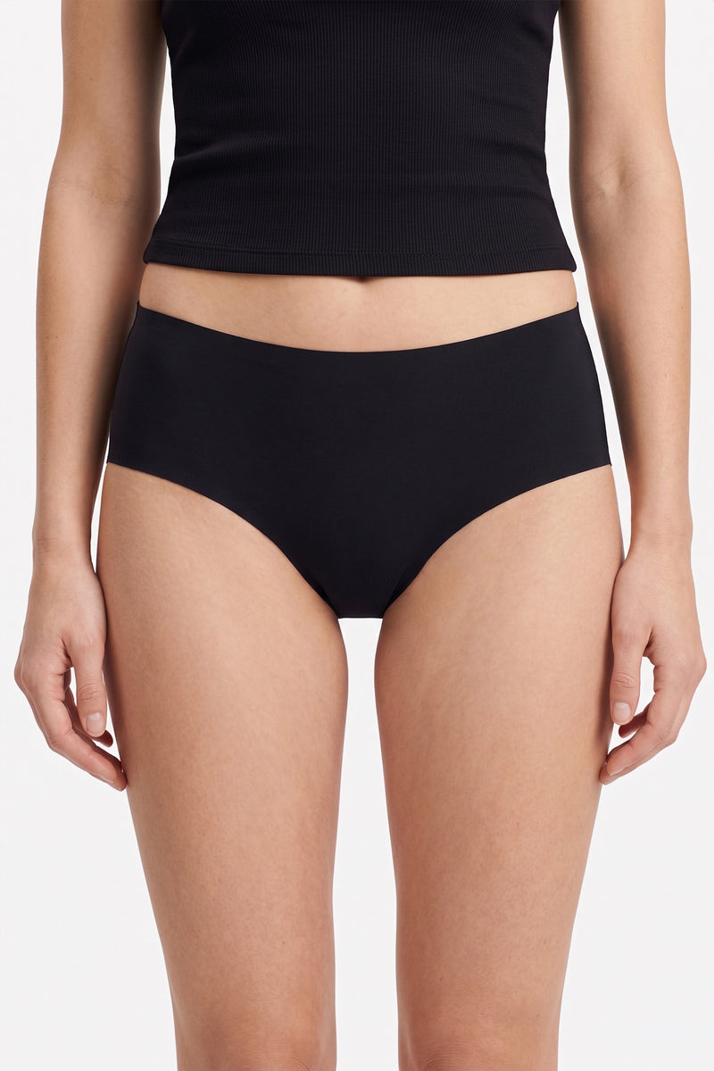 Seamless Brief Panty - Black