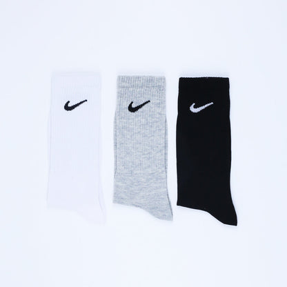 Cotton Basic Crew Socks - Pack Of 3