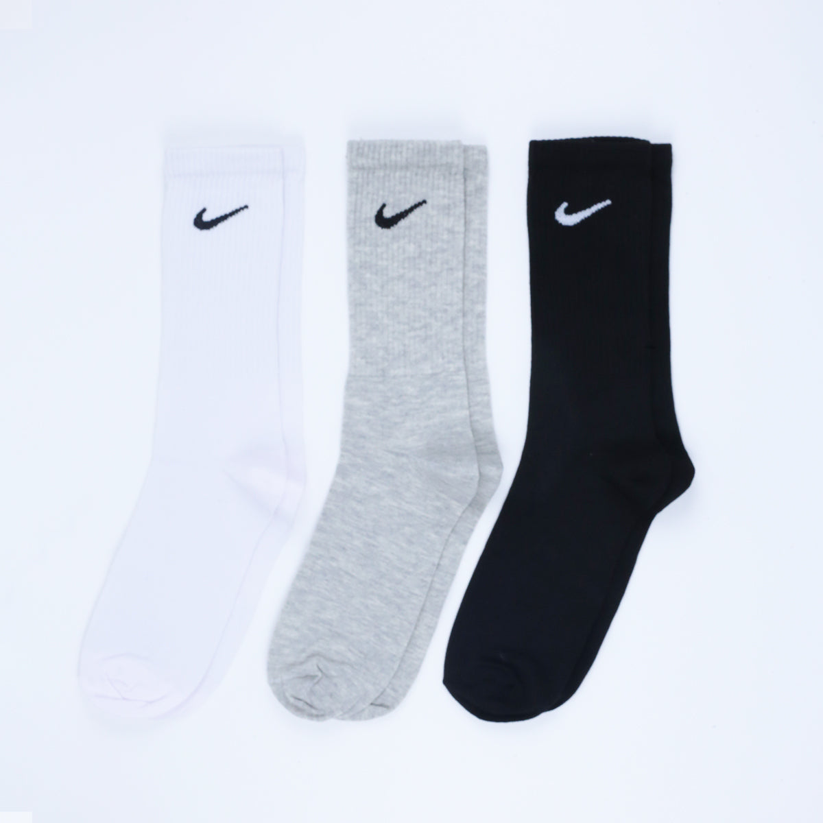 Cotton Basic Crew Socks - Pack Of 3