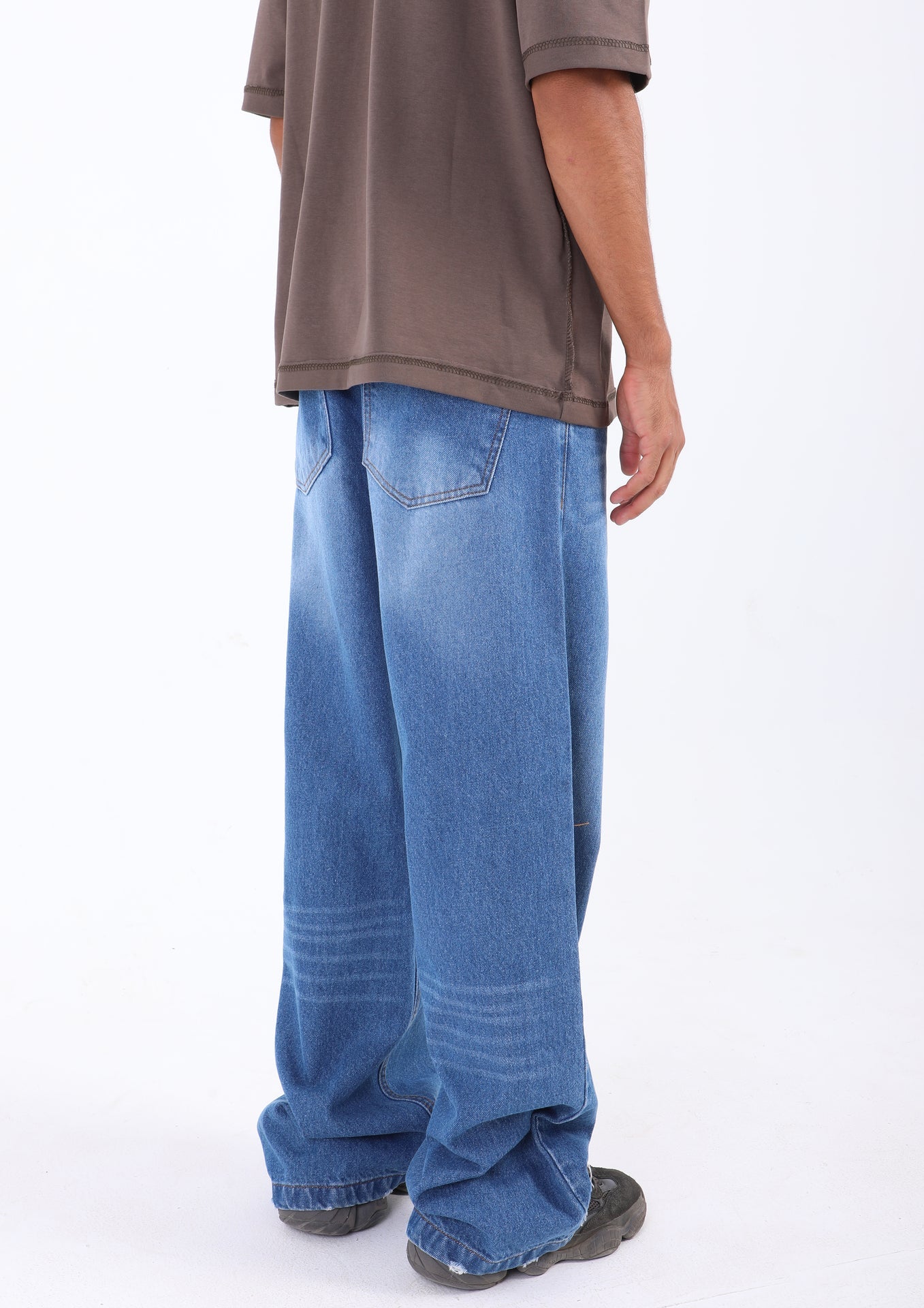 Wide Leg Jeans - Blue