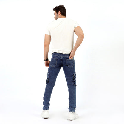 Blue Cargo Jeans