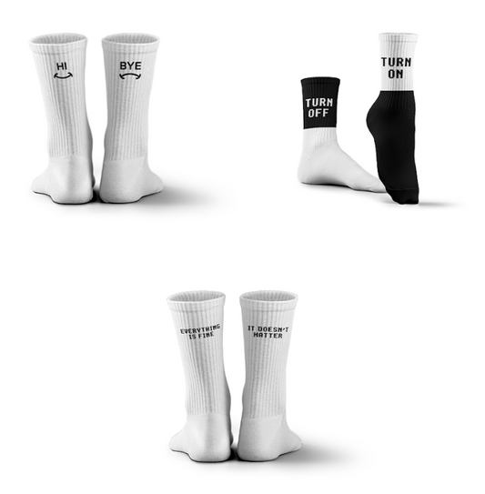 Cotton Crew Socks – Set of 3