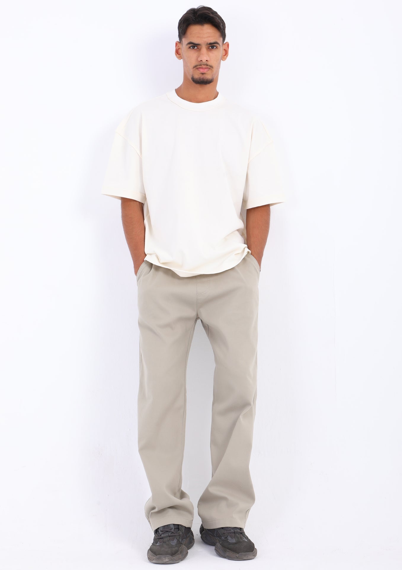 Gabardine Plain Pants