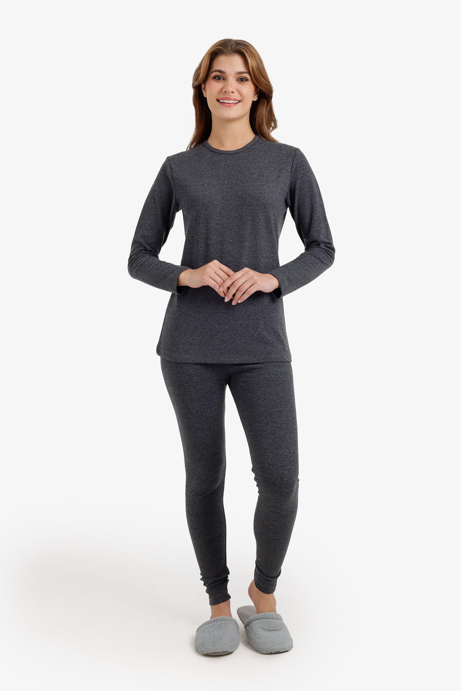 Long Sleeve Thermal Set - Grey