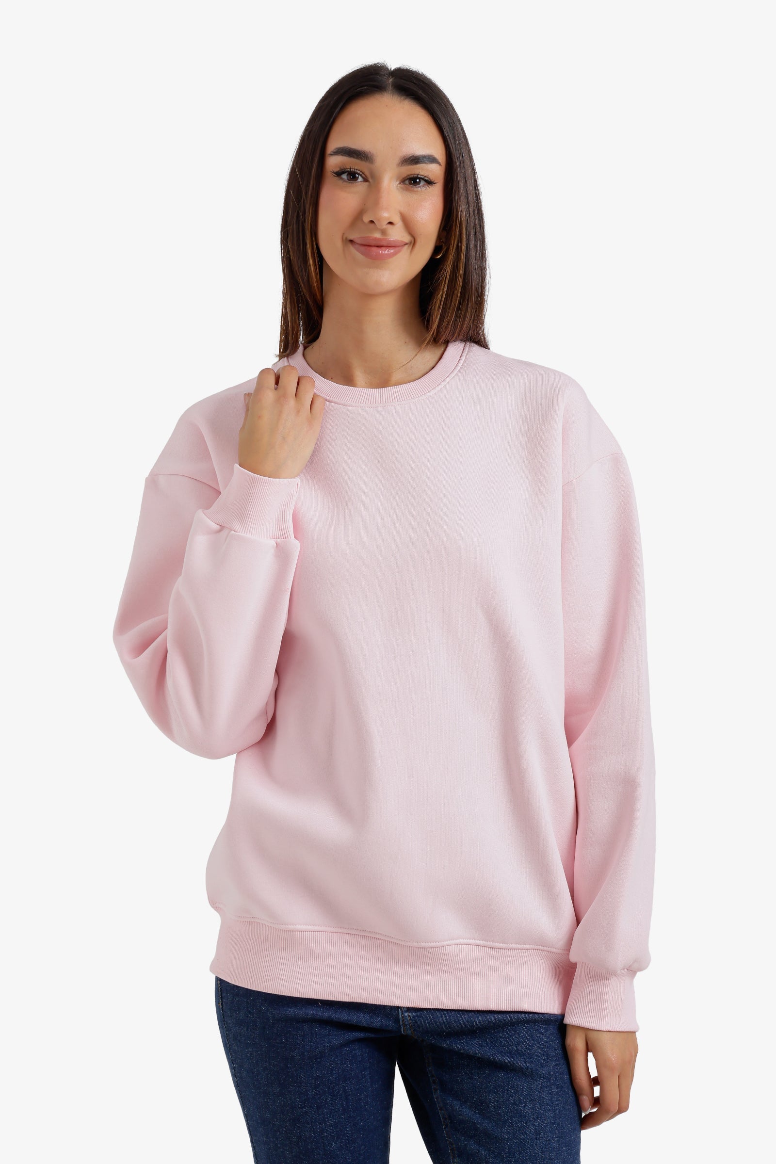 Relaxed Lounge Sweatshirt - Rose