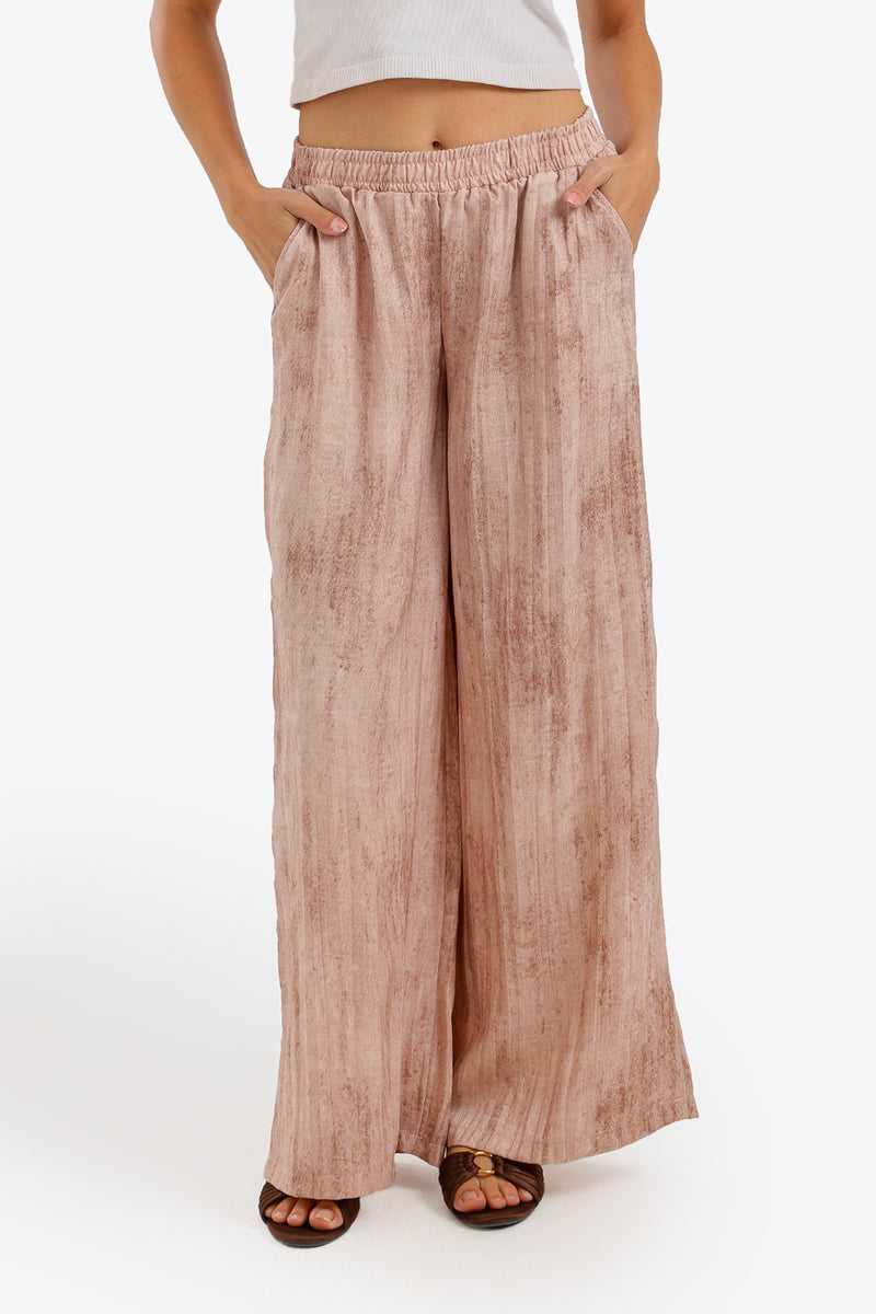 Textured Beach Pants - Dusty Pink