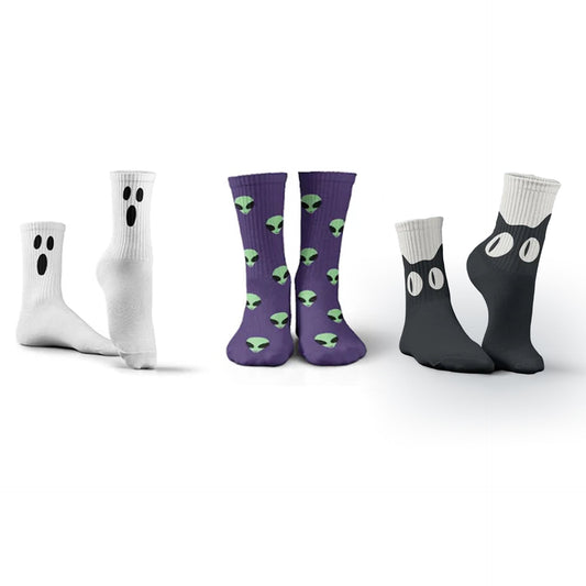 Cotton Crew Socks – Set Of 3