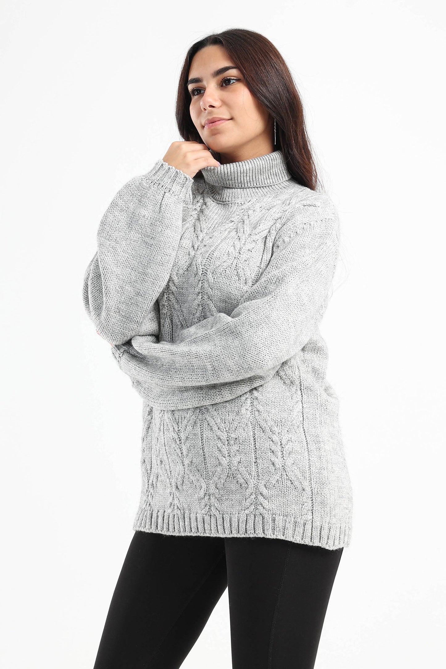 Turtle Down Collar Pullover