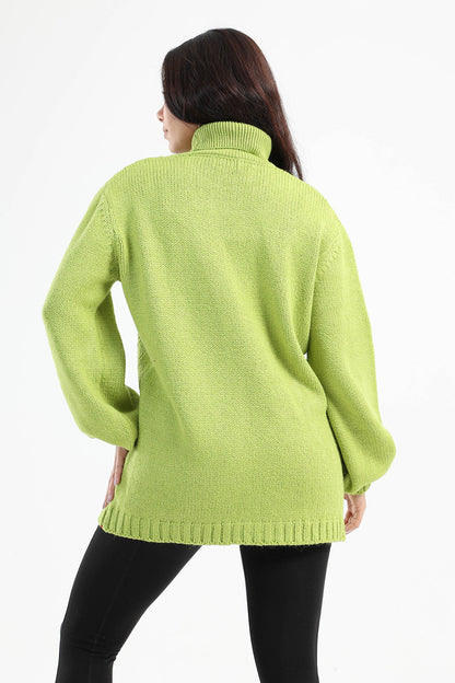 Turtle Down Collar Pullover