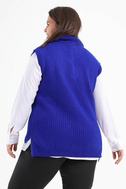 Metal Zipper Fastening Vest