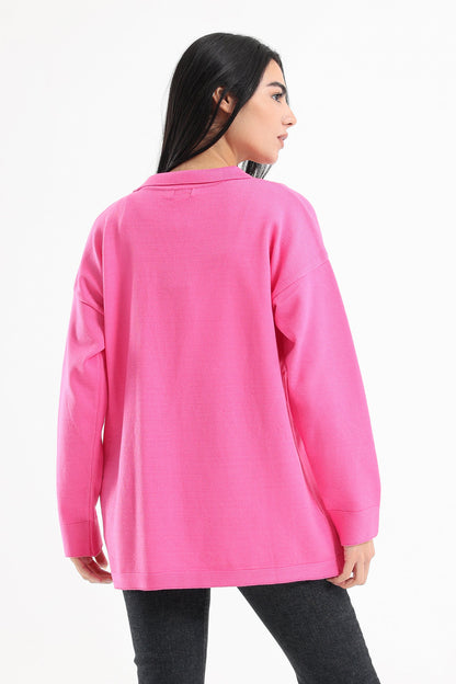 Collared Long Sleeves Pullover