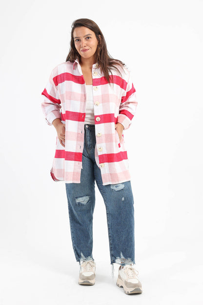 Checkered Oversized Shirt