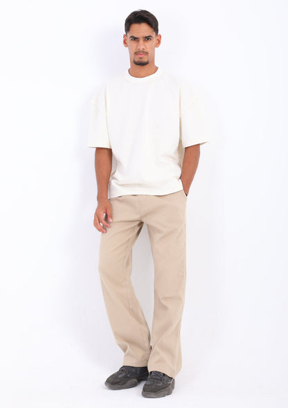 Gabardine Plain Pants