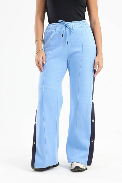 Side Buttons Lounge Pants