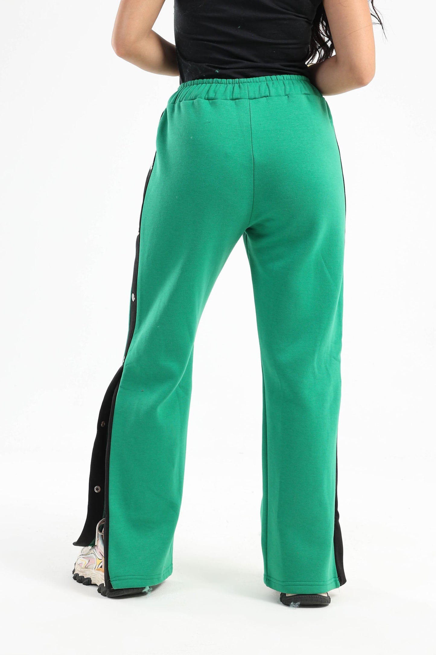 Side Buttons Lounge Pants