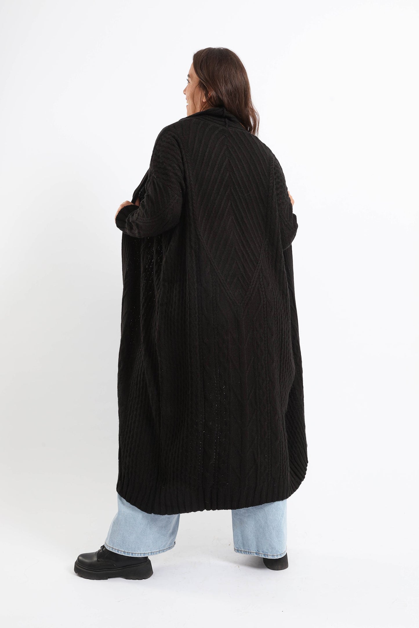 Ribbed Long Sleeves Cardigan