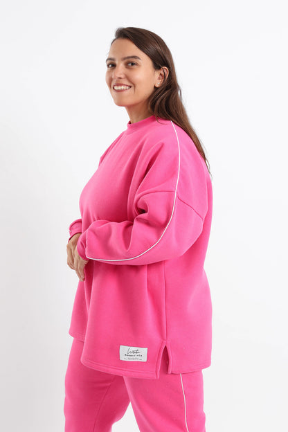 Piping Line Lounge Sweatshirt