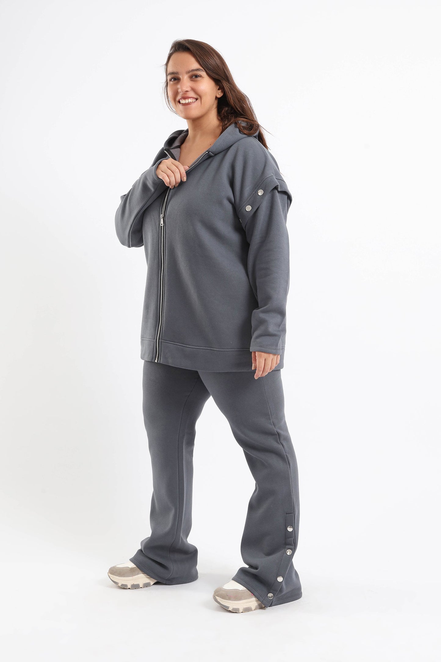 Detachable Sleeves Loungewear Set