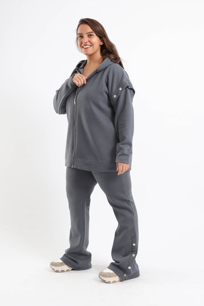 Detachable Sleeves Loungewear Set