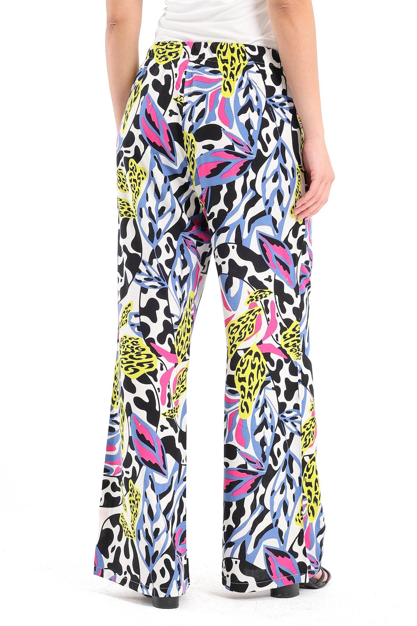 Printed Pants with Drawstring