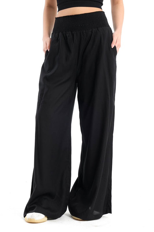 High Elastic Waistband Pants