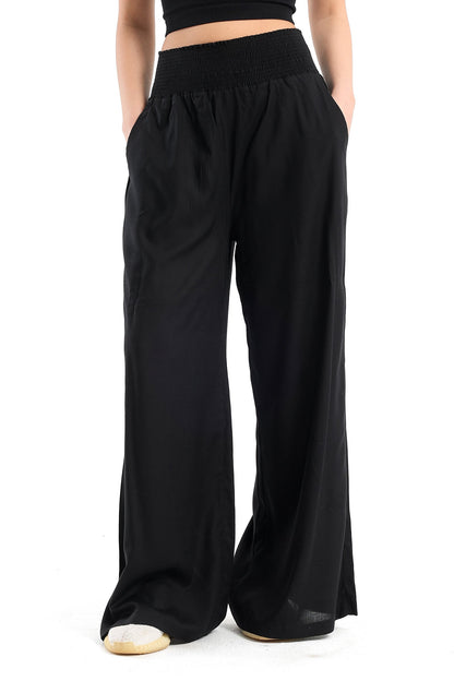 High Elastic Waistband Pants