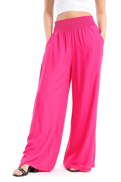 High Elastic Waistband Pants