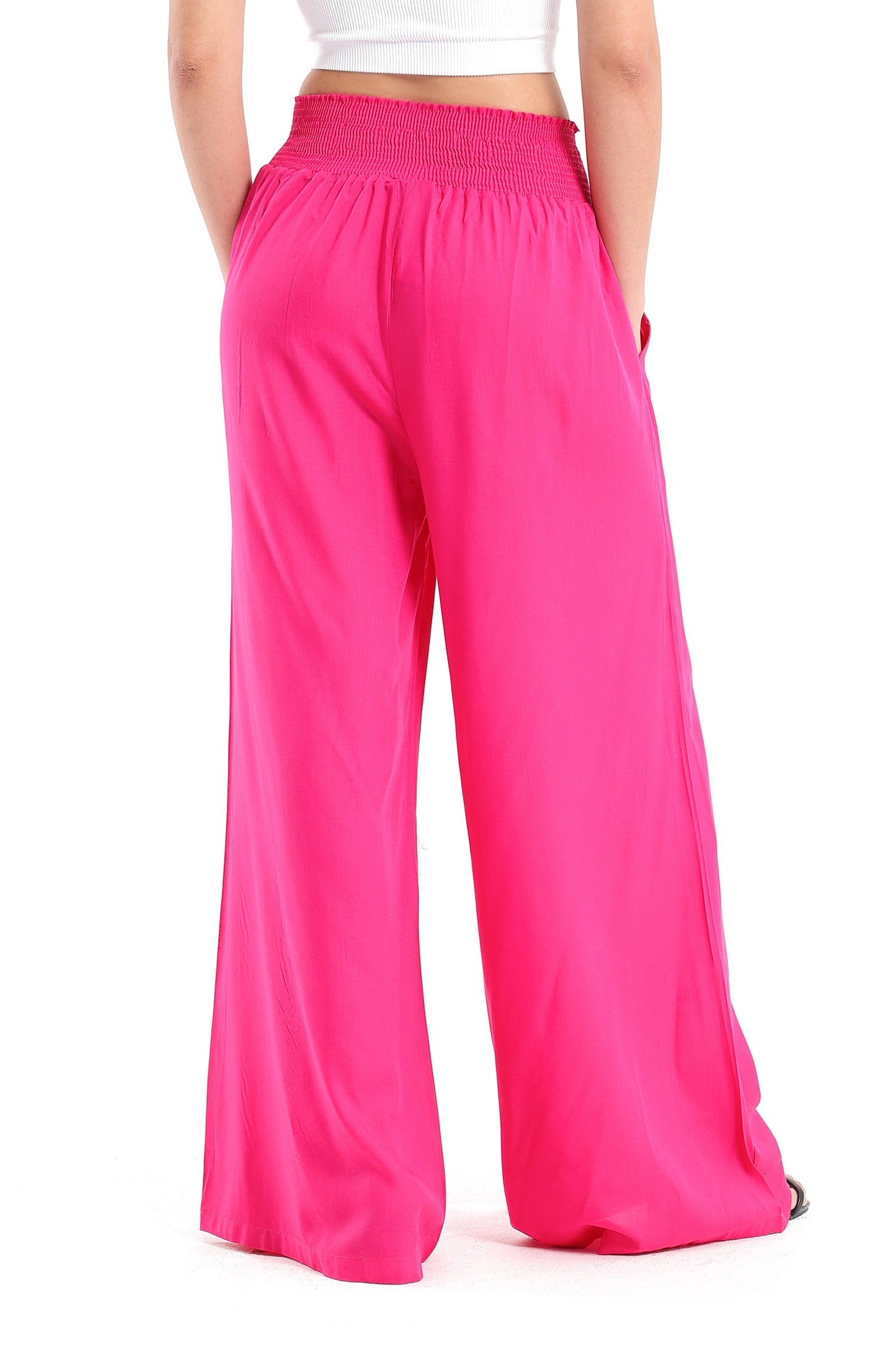 High Elastic Waistband Pants