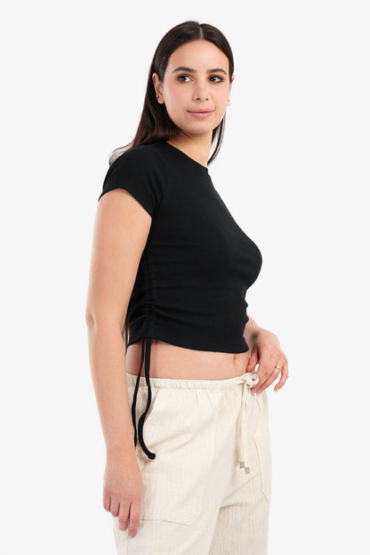 Crop Top with Drawstring