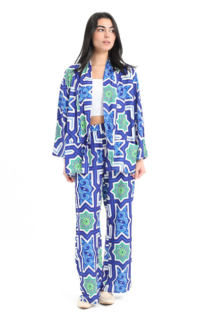 Voile Self Pattern Kimono