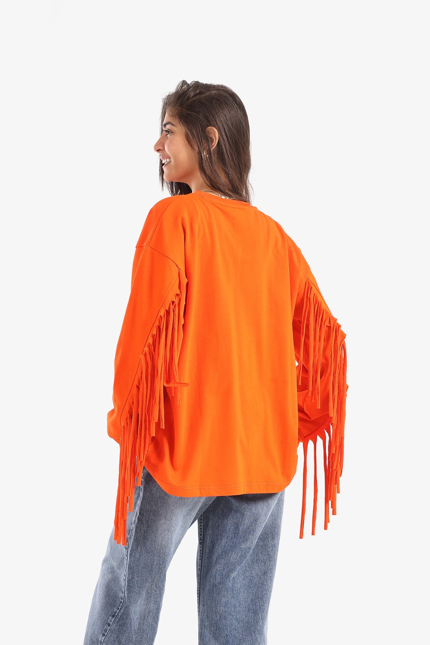 Milton Sweatshirt with Fringes