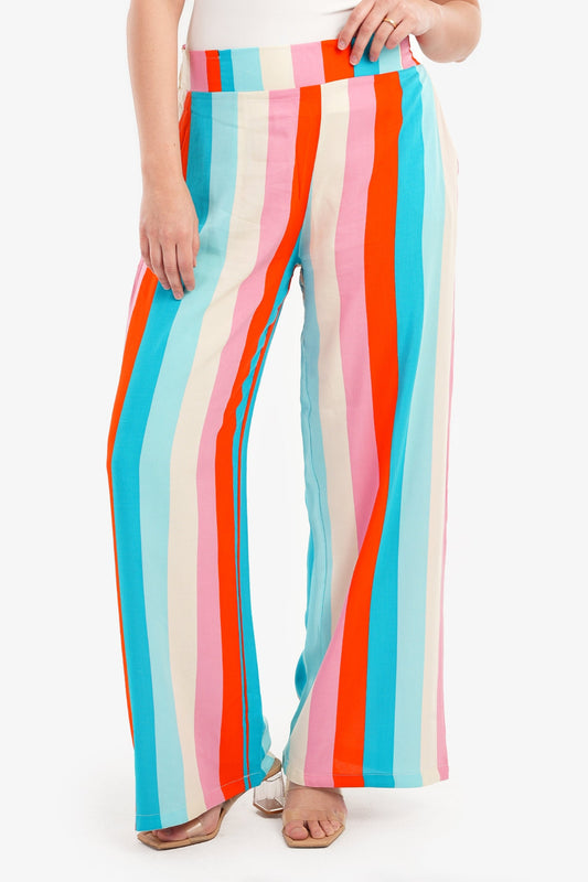 Pants with Colored Stripes