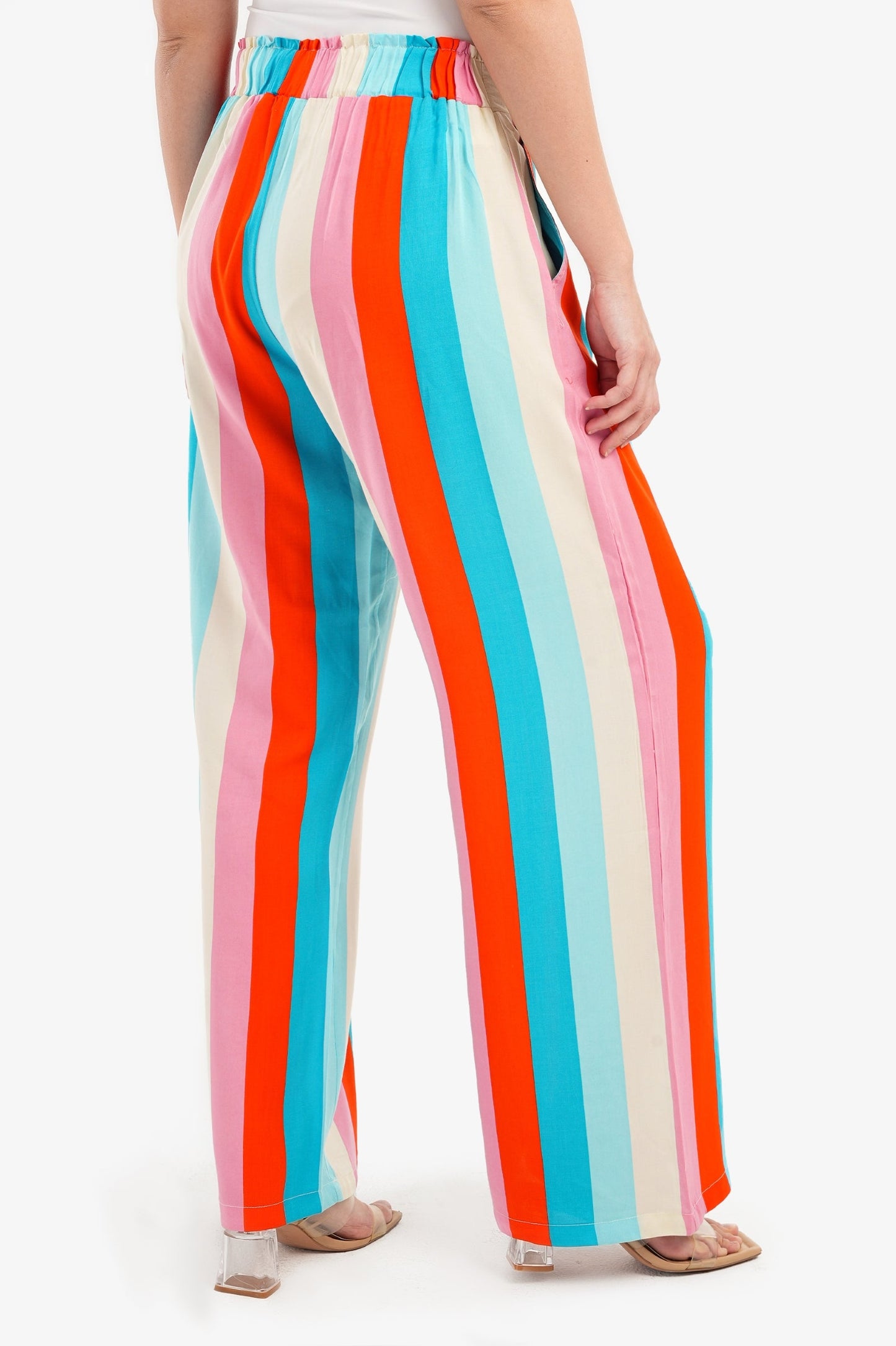 Pants with Colored Stripes