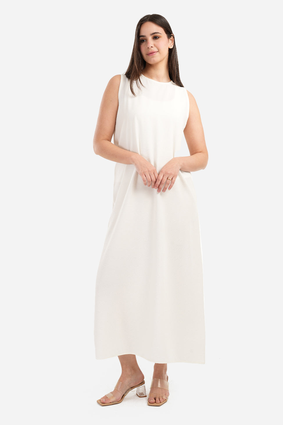 Round Neckline Dress