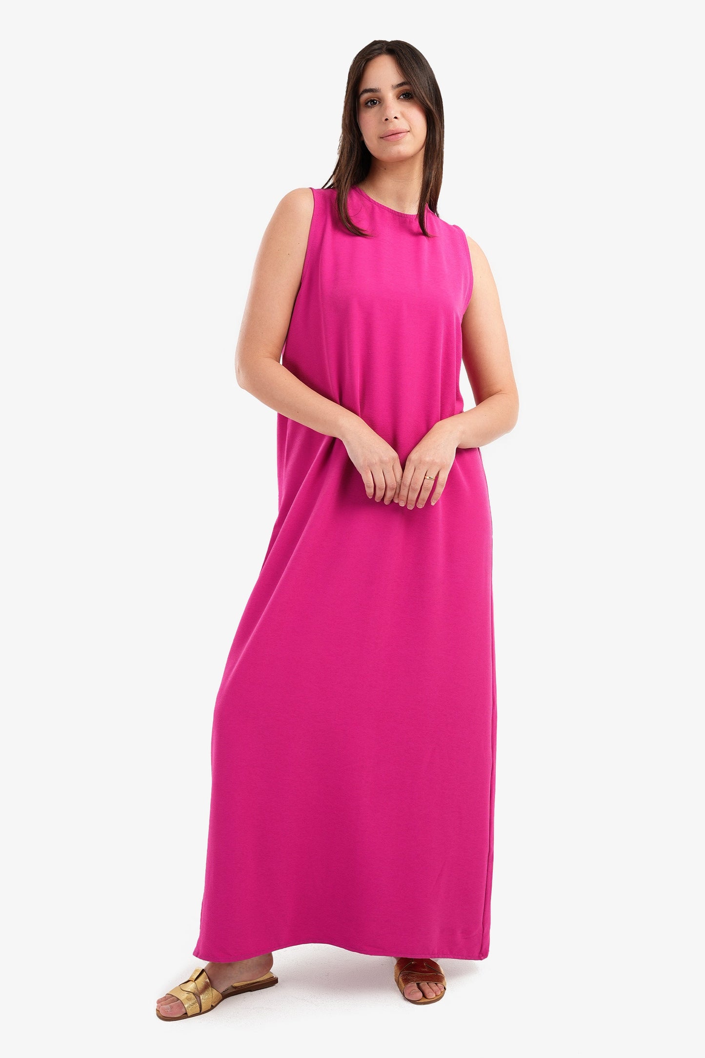 Round Neckline Dress